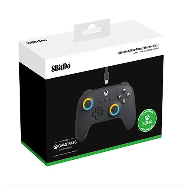 8BitDo Ultimate C Wired Controller for Xbox (Xbox Series X|S, One, Windows 10 and above) Dark Gray - Image 3
