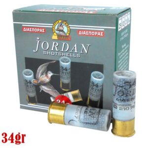 Φυσίγγια κυνηγιού διασποράς Jordan 34gr JORDAN DIAS. 34GR