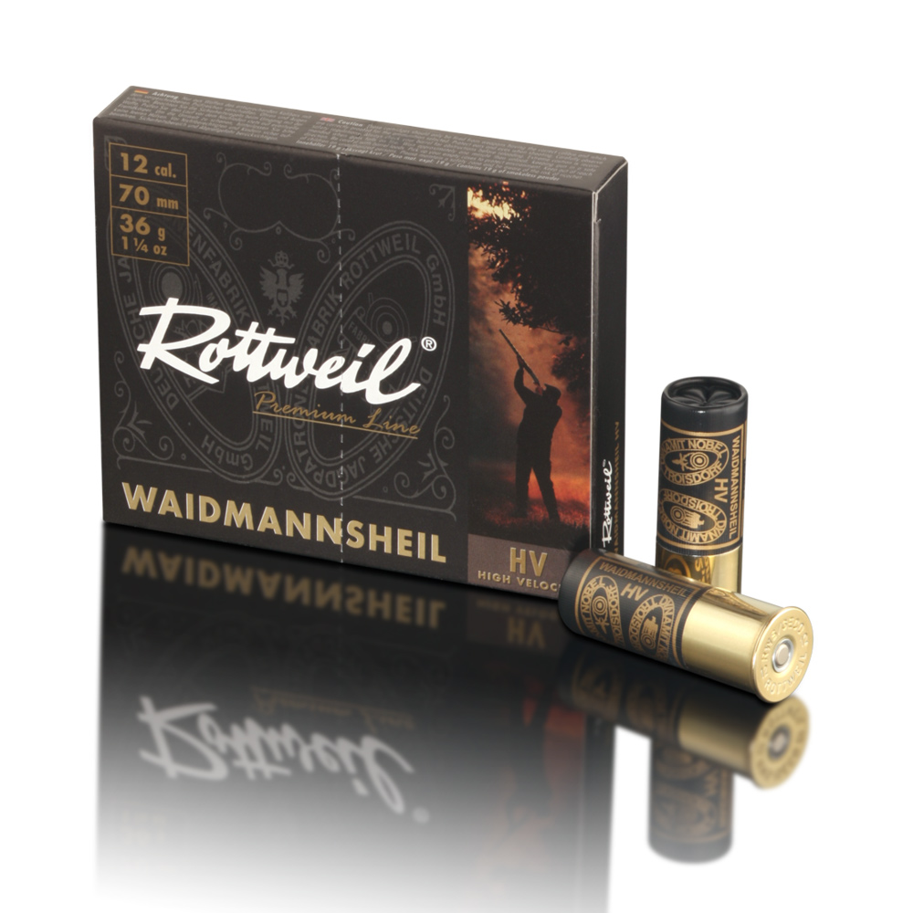 Rottweil Waidmannsheil HV Premium Line Φυσίγγια cal12 70mm 36gr 10τμχ