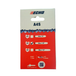 Echo X201-000021 Λάμα Αλυσοπρίονου 1/4"-043" (AS4)-60Ε 25cm