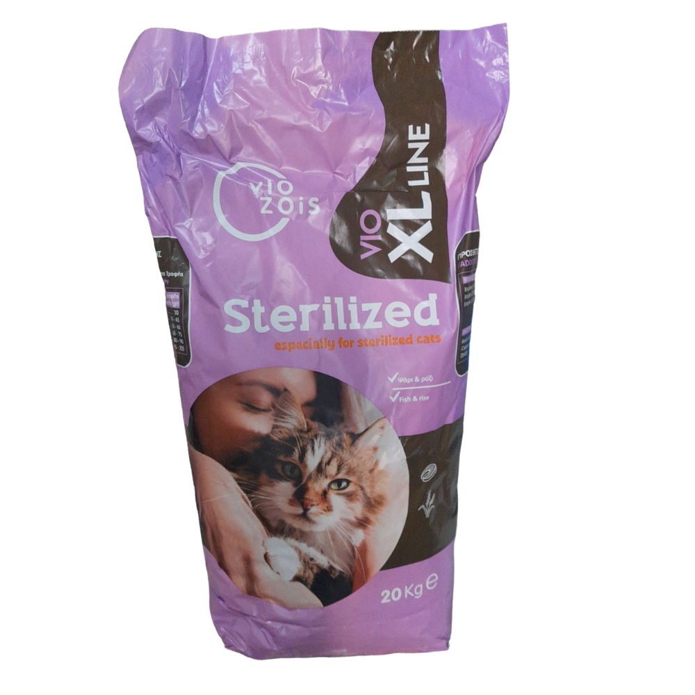 Viozois Vio XL Line Sterilized Ξηρά Τροφή Γάτας 20kg