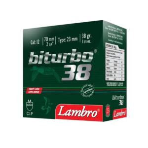 Lambro Biturbo 38 Φυσίγγια cal12 70mm 38gr 25τμχ