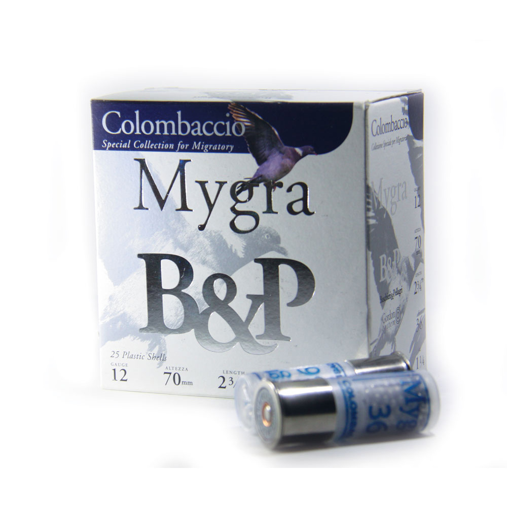 Baschieri & Pellagri Mygra Colombaccio Φυσίγγια cal12 70mm 36gr 25τμχ No5.5
