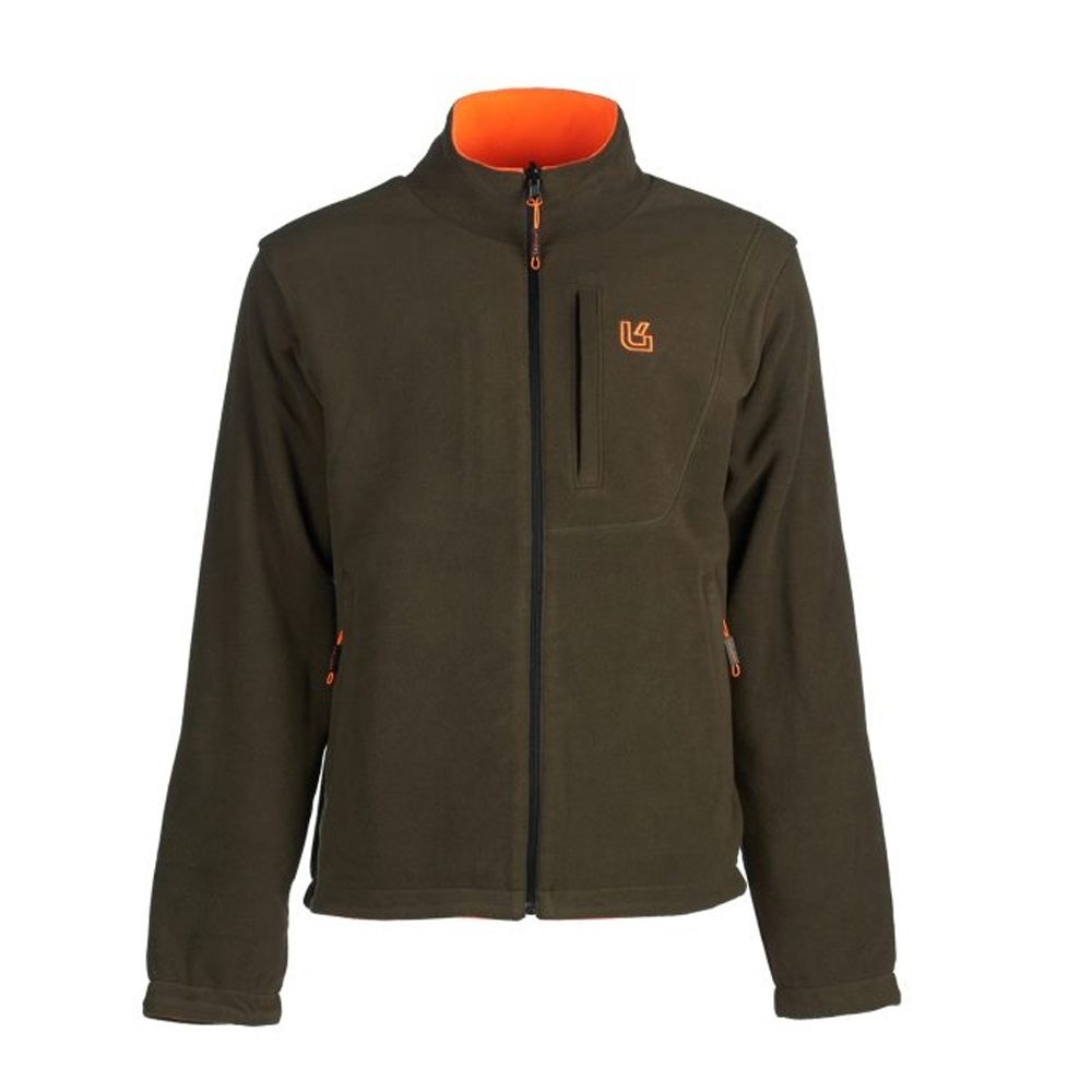 Univers Reverx 94315 Ζακέτα Fleece Διπλής Όψης Πορτοκαλί - Πράσινο