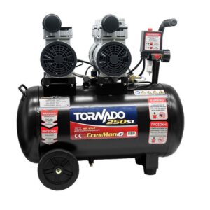 Κομπρεσέρ αέρος αθόρυβο Cresman tornado 250sl 50l 2hp