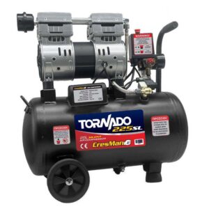 Κομπρεσέρ αέρος αθόρυβο Cresman tornado 225sl 25l 1hp