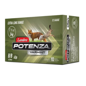 Lambro Potenza Varmint Φυσίγγια cal12 70mm 34gr 10τμχ 46βολο
