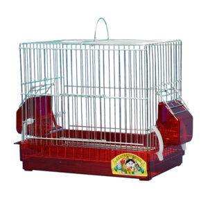 Κλουβοτεχνική Τετράγωνο Μίνι Νίκελ Κλουβί 29x19x24cm