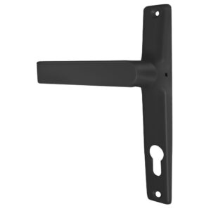 Πόμολο ελατηρίου Domus 6174m με πλάκα μαύρο Skyline