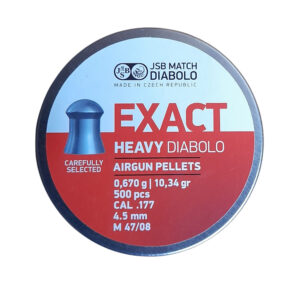 JSB Exact Heavy Diabolo Βολίδες Αεροβόλου 0.670gr 4.5mm 500τμχ