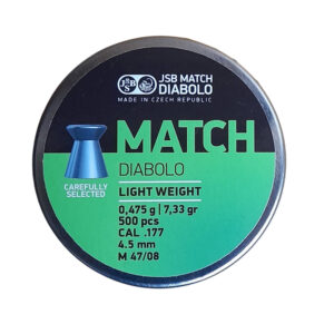 JSB Match Diabolo Light Weight Βολίδες Αεροβόλου 0.475gr 4.5mm 500τμχ