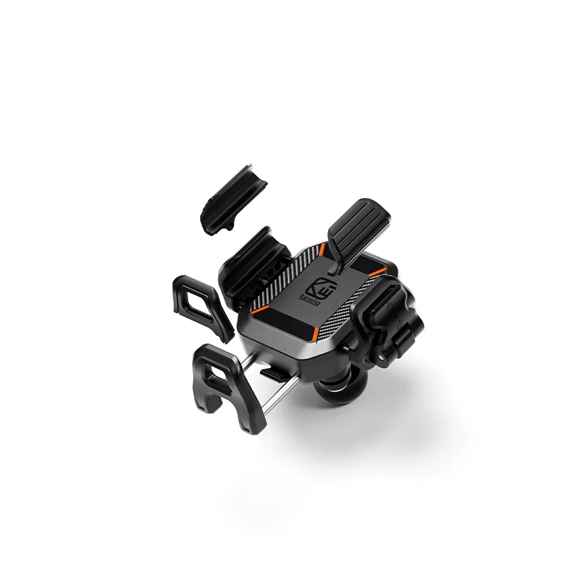 Kewig M33A Αδιάβροχη Βάση Κινητού 3.5" έως 7" για Μηχανή/Ποδήλατο με Ασύρματη Φόρτιση (Qi) & Quick Release - Image 2