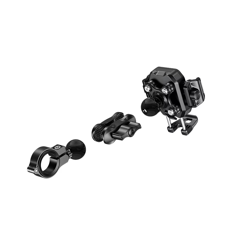 Kewig M33A Αδιάβροχη Βάση Κινητού 3.5" έως 7" για Μηχανή/Ποδήλατο με Ασύρματη Φόρτιση (Qi) & Quick Release - Image 3