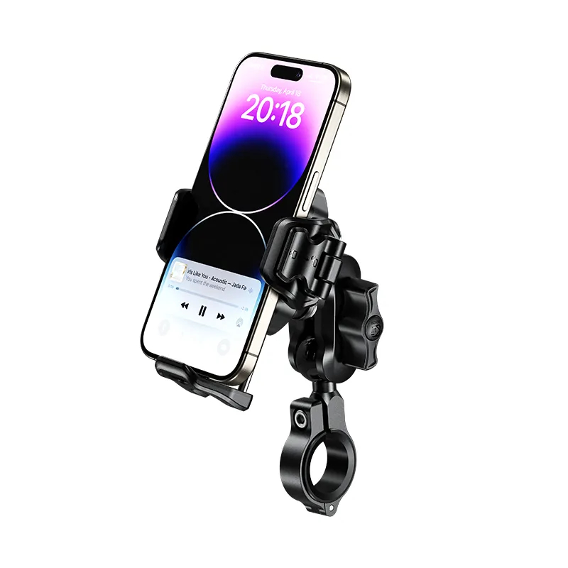 Kewig M33C Περιστρεφόμενη 360° Αντικραδασμική Βάση Κινητού για Μηχανή/Ποδήλατο με Quick Release - Image 3