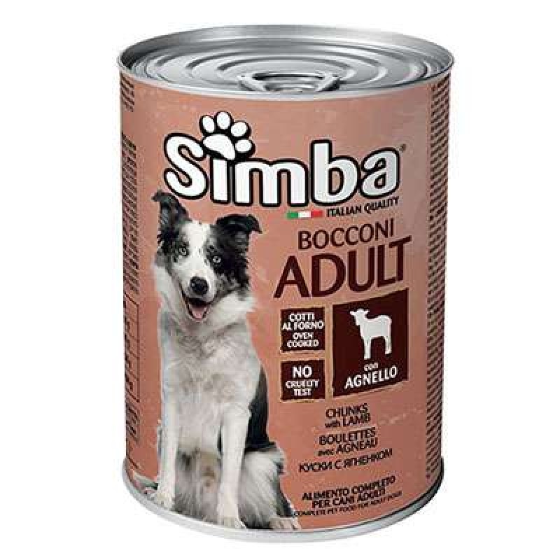Simba Κονσέρβα Τροφή Σκύλου Αρνί 415gr
