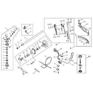 Ανταλλακτικό θαμνοκοπτικού 552R-662R No. 28-36