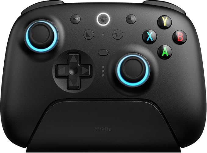 8BitDo Ultimate 2 Wireless με Charging Dock Ασύρματο Gamepad για Windows / Android (Xbox Layout) Μαύρο