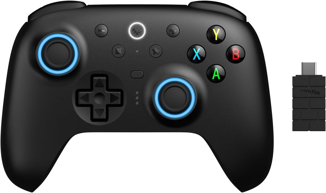 8BitDo Ultimate 2 Wireless με Charging Dock Ασύρματο Gamepad για Windows / Android (Xbox Layout) Μαύρο - Image 2