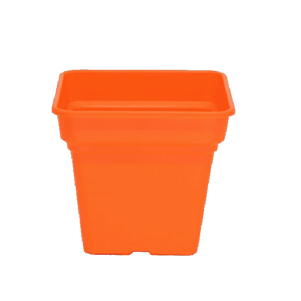 Γλάστρα Τετράγωνη Πορτοκαλί 20 Daiquiri Micplast – 11142005