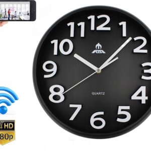 S-Talk FD-2288 Ρολόι Τοίχου Κρυφή Κάμερα FHD Live Εικόνα Μέσω Ίντερνετ με Μπαταρία (Ανιχν. Κίνησης/Android/iOS)