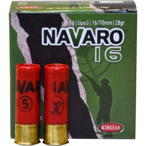 Navaro C16 Φυσίγγια cal16 70mm 28gr 25τμχ