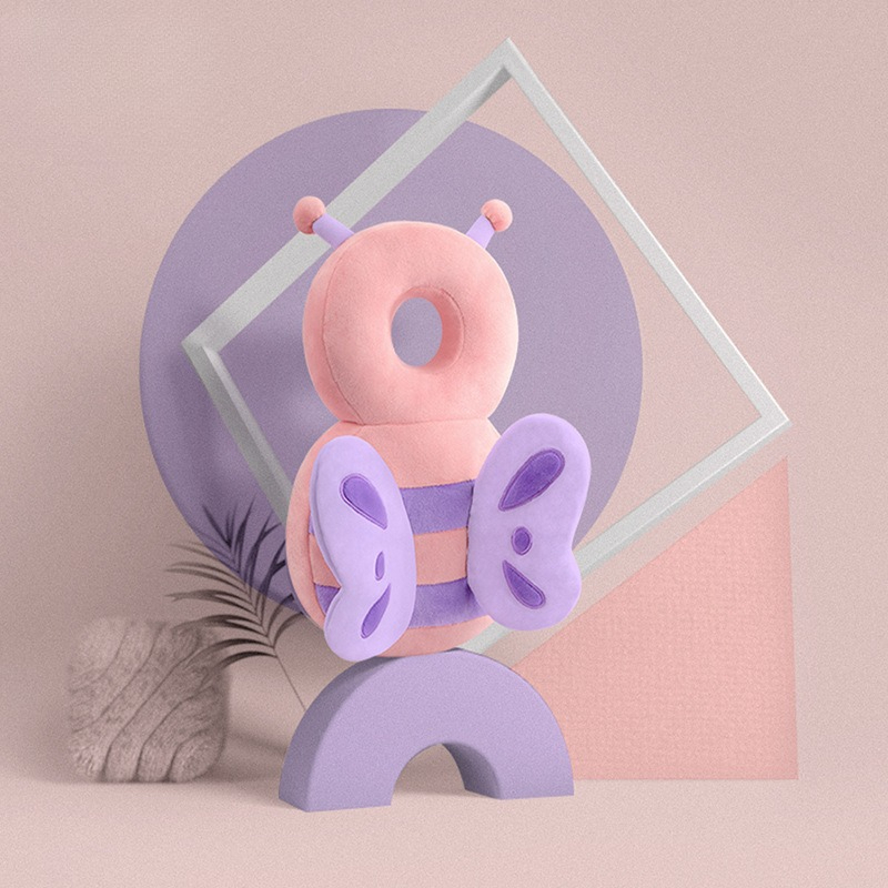 Giggles and Co. Προστατευτικό Μαξιλάρι Κεφαλιού Μωρού "Pink Butterfly" (5 έως 48 μηνών) - Image 5