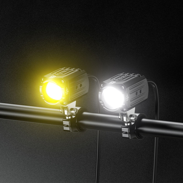Kewig K11 Σετ 2τμχ Προβολάκια Αλουμινίου 60W Αδιάβροχα Dual Light 6000k Universal 12-15V - Image 2