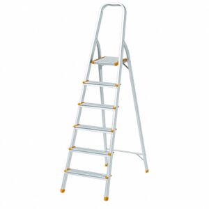 Σκάλα αλουμινίου Cresman 5+1 σκαλιά