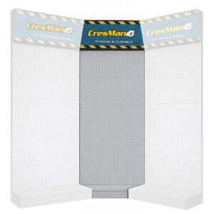 Γωνιακό σταντ προβολής Cresman 220x100x45cm