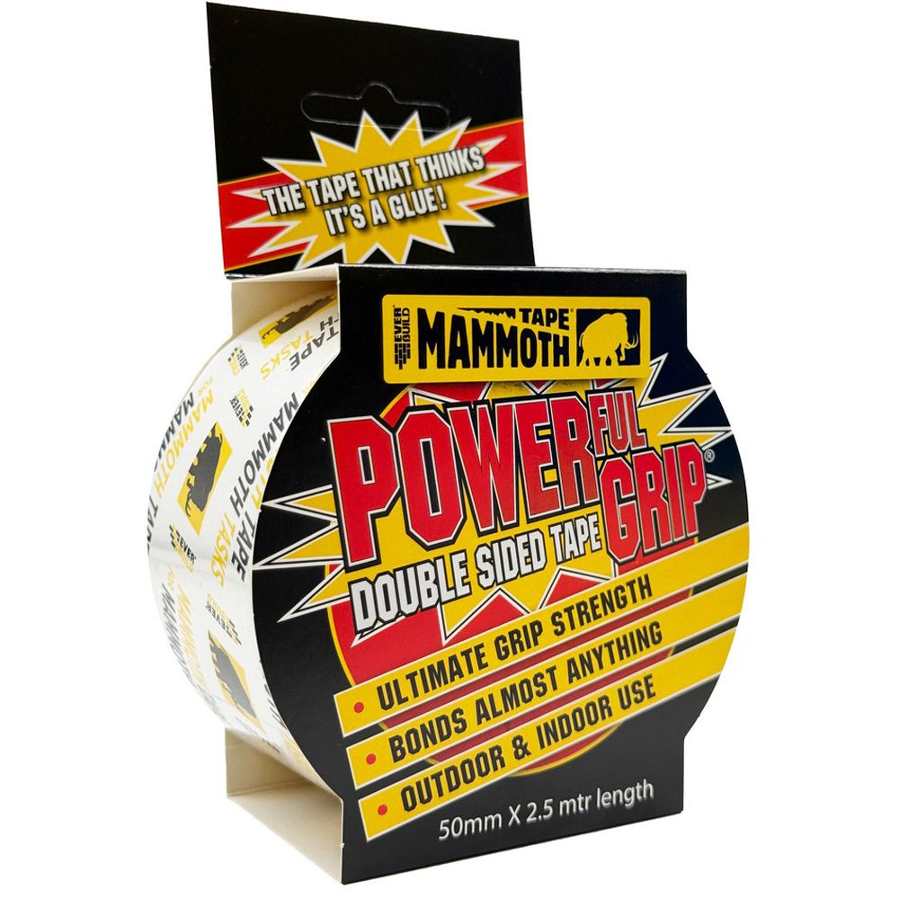 Ταινία διπλής όψεως Everbuild mammoth 50mm x 2.5m 484680
