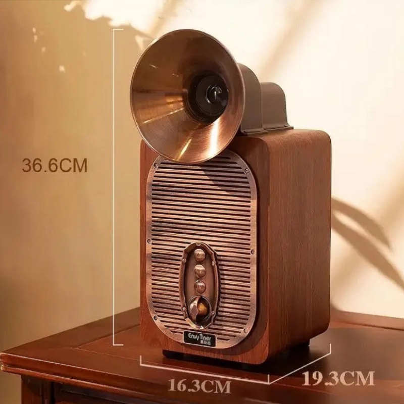 Old Street Audio Ασύρματο Ηχείο Retro Ξύλινο (30W/Μπαταρία 4000mAh/Bluetooth 5.4/USB/TF/FM Radiο/TWS) - Image 4