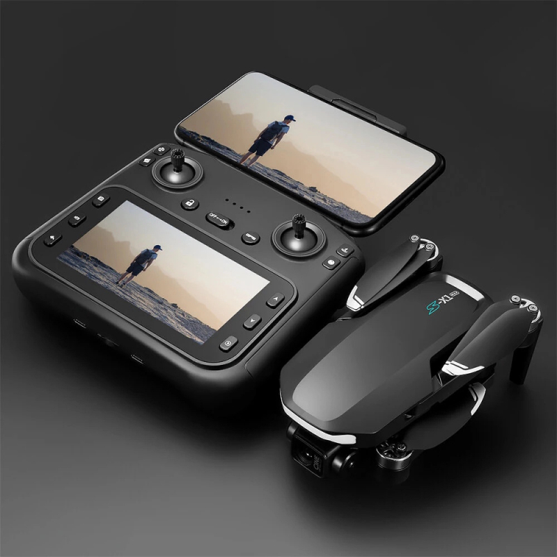 Drayven S-X1 – GPS 4K Drone με 3-Axis Gimbal, 5G Transmission & Follow Mode (Οθόνη 5.6″/Αυτόματη Επιστροφή/EIS) Μαύρο - Image 3