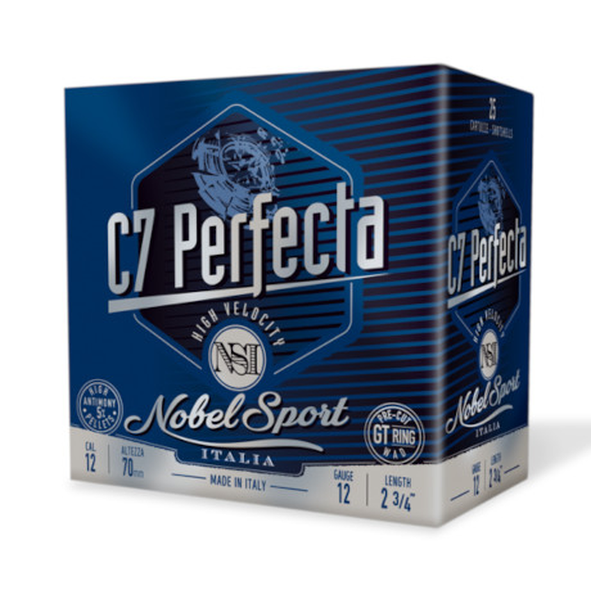 Nobel Sport C7 Perfecta Φυσίγγια cal12 70mm 28gr 25τμχ
