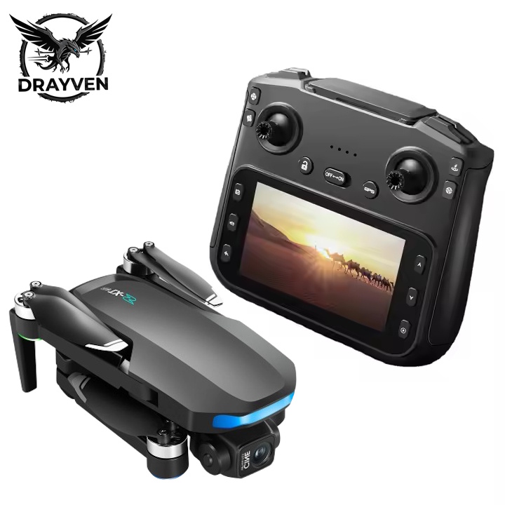 Drayven S-X1 – GPS 4K Drone με 3-Axis Gimbal, 5G Transmission & Follow Mode (Οθόνη 5.6″/Αυτόματη Επιστροφή/EIS) Μαύρο - Image 9