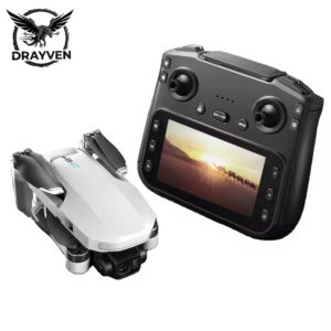 Drayven S-X1 – GPS 4K Drone με 3-Axis Gimbal, 5G Transmission & Follow Mode (Οθόνη 5.6″/Αυτόματη Επιστροφή/EIS) Λευκό