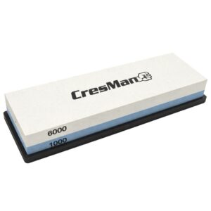 Ακονόπετρα μαχαιριών Cresman 18x6x2.7cm με διπλή πυκνότητα n.1000 6000