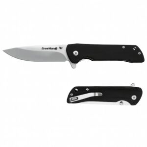 Σουγιάς μαύρος Cresman 21cm (λάμα 9cm) blister