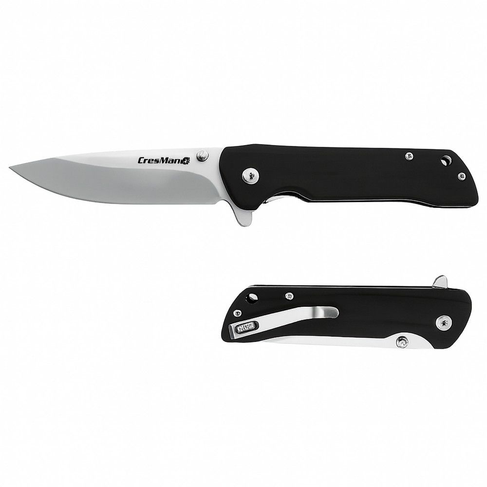 Σουγιάς μαύρος Cresman 21cm (λάμα 9cm) blister