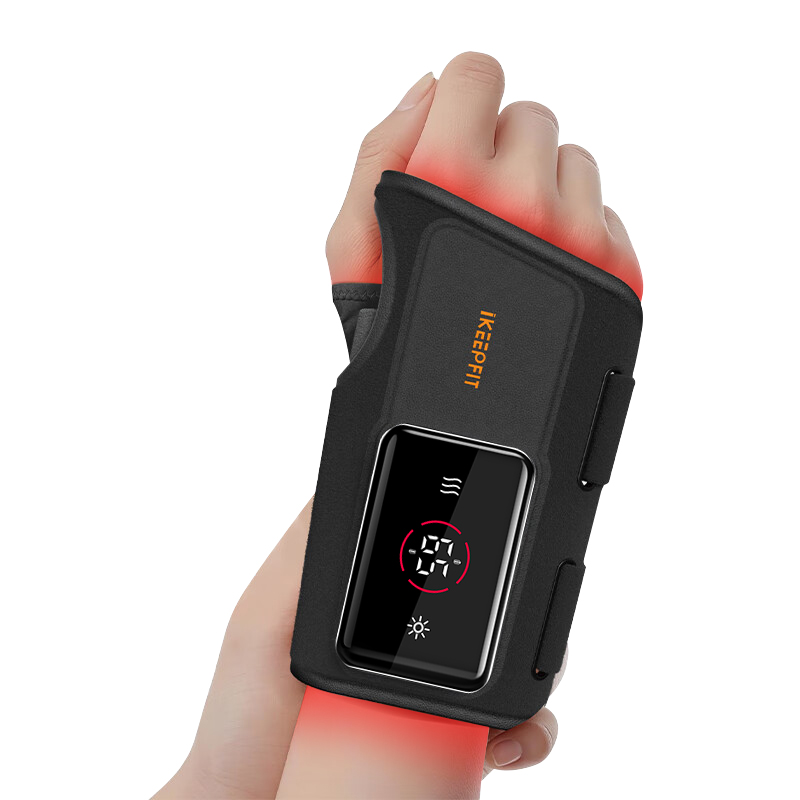 iKeepFit WB01 Θερμαινόμενη Συσκευή Μασάζ Καρπού για Τενοντίτιδα & Καρπιαίο Σωλήνα (9 Modes/Graphene Heat/3000mAh)
