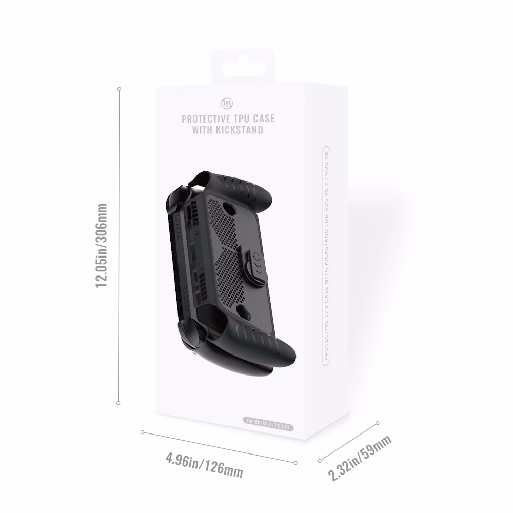 Θήκη TPU για ROG Ally & Ally X με Βάση Στήριξης JYS-X156 Μαύρη - Image 2