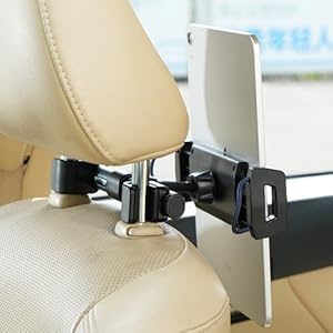 APPS2Car IP3-HR02 Βάση Tablet για Προσκέφαλο Αυτοκινήτου (4.7"-13"/360°/Αντιολισθητική/Αντικραδασμική/Γρήγορη Εγκατάσταση) - Image 4