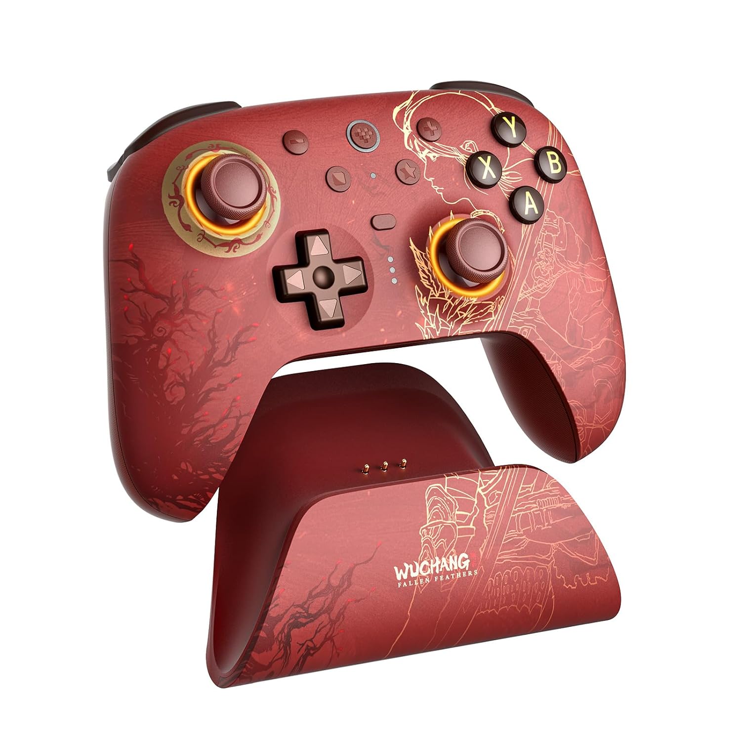 8BitDo Ultimate 2 WUCHANG Fallen Feathers (Windows/Android) Wireless 2.4GHZ/Bluetooth (TMR Joysticks/Hall & Tactile Triggers/1000Hz) - Image 7