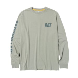 CAT Μπλουζάκι μακρυμάνικο trademark tee πράσινο 2XL 1510034