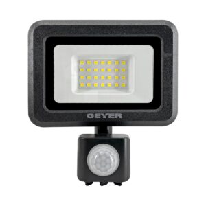 GEYER Προβολέας led μαύρος με ανιχνευτή κίνησης 20W 4000K LPRM20CES