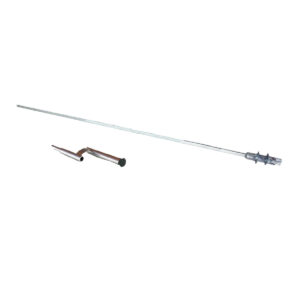 Σούβλα τετράγωνη κοκορετσίου 10x10 χρωμίου μασίφ 1,7m