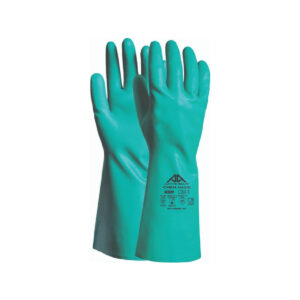 Γάντια χημικών H4009 νιτριλίου 09/L πράσινα