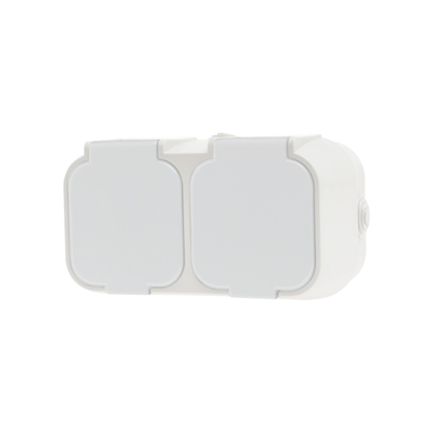 GEYER Πρίζα διπλή IP54 H2-B52GM-W λευκή