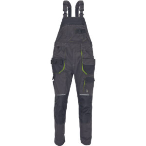 ΦΟΡΜΑ ΕΡΓΑΣΙΑΣ ΜΕ ΤΙΡΑΝΤΕΣ GREENDALE ΑΝΘΡΑΚΙ/ΛΑΙΜ 65%poly-35%cott, 270 g/m² No 48/M