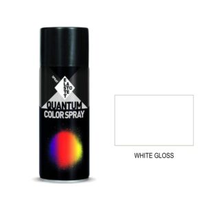 Σπρέι άσπρο γυαλιστερό "white gloss" Quantum RAL 9016 - 400ml