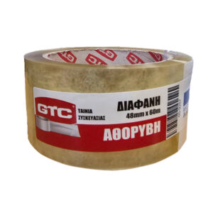 GTC Ταινία συσκευασίας αθόρυβη διάφανη 48mm*60m